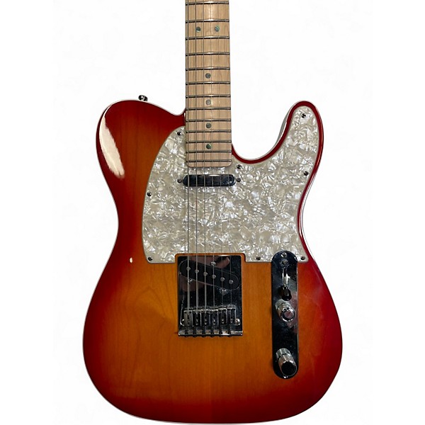 Used Fender TELE DELUXE SUNBURST Solid Body Electric Guitar