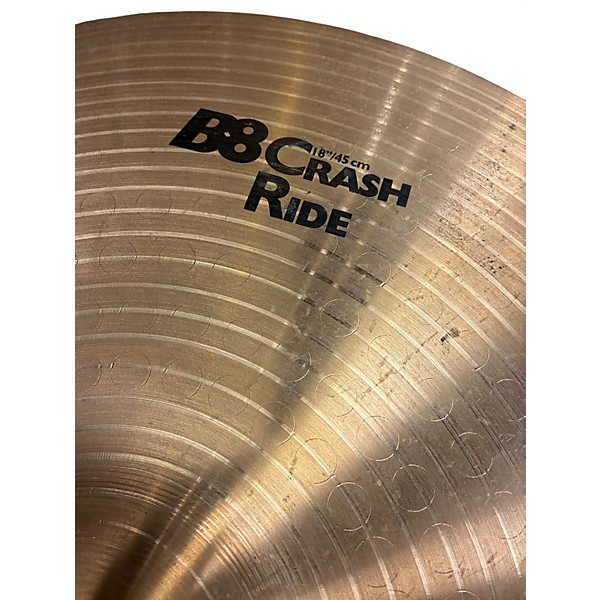 Used SABIAN 18in B8 Crash Ride Cymbal
