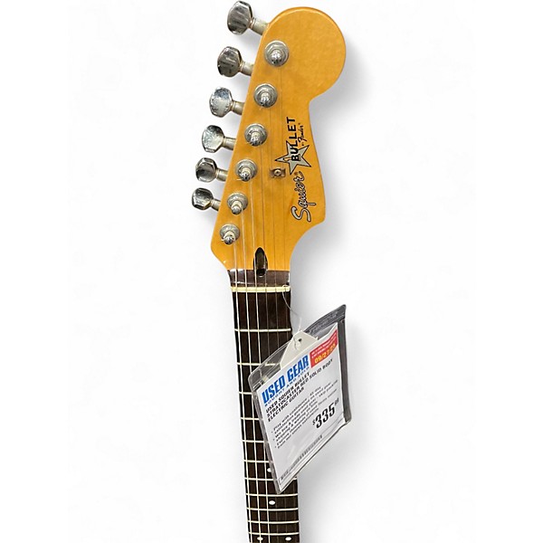 Used Squier Bullet Stratocaster Red Solid Body Electric Guitar