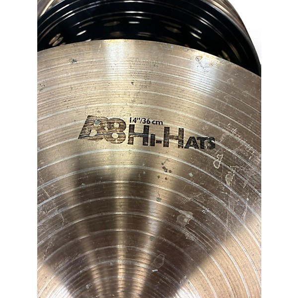 Used SABIAN 14in B8 Hi Hat Pair Cymbal