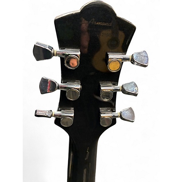 Used DeArmond M75 Metallic Gray Solid Body Electric Guitar