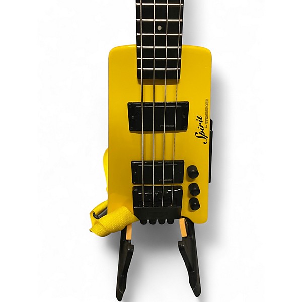 Used strandberg spirit bass guitar Yellow Electric Bass Guitar