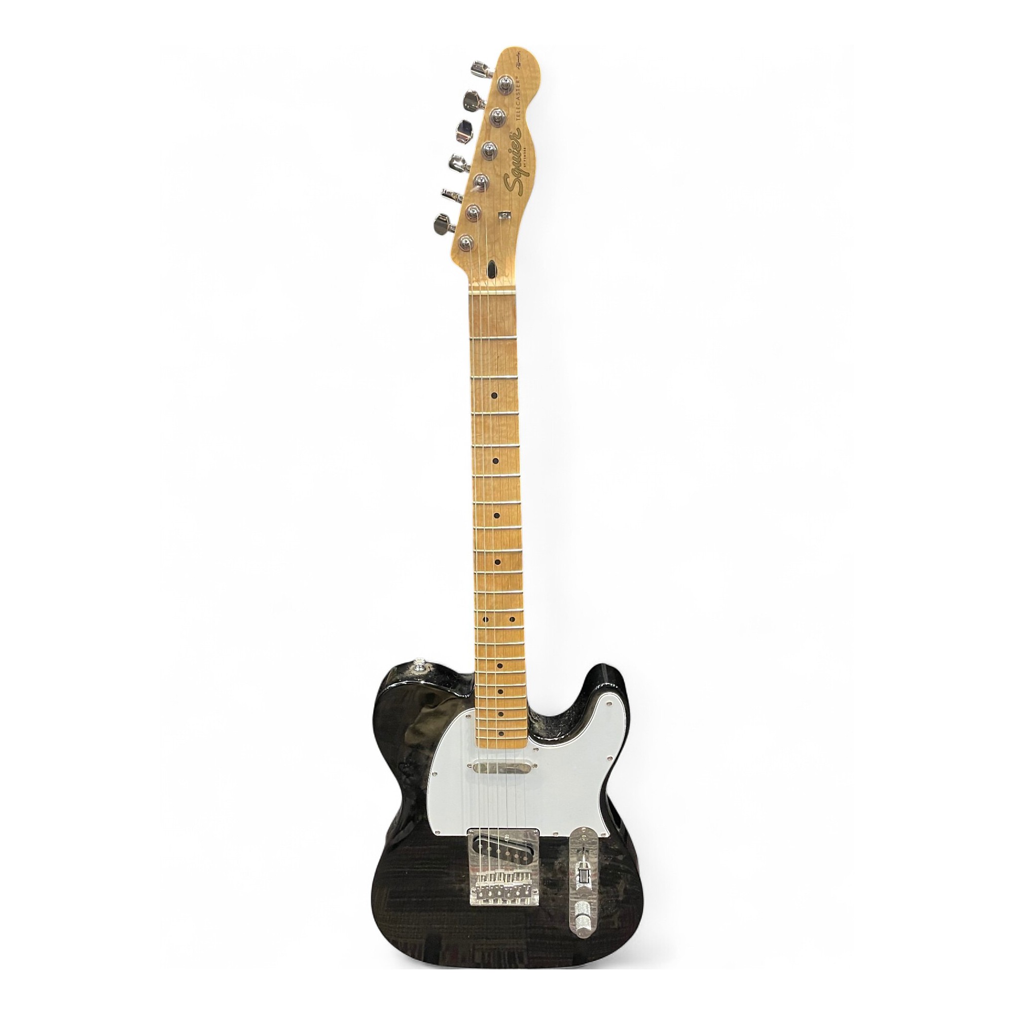 Used Squier Affinity Telecaster Black Solid Body Electric