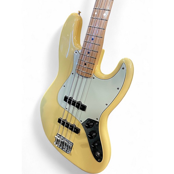 Used Fender Standard Jazz Bass Yellow Electric Bass Guitar