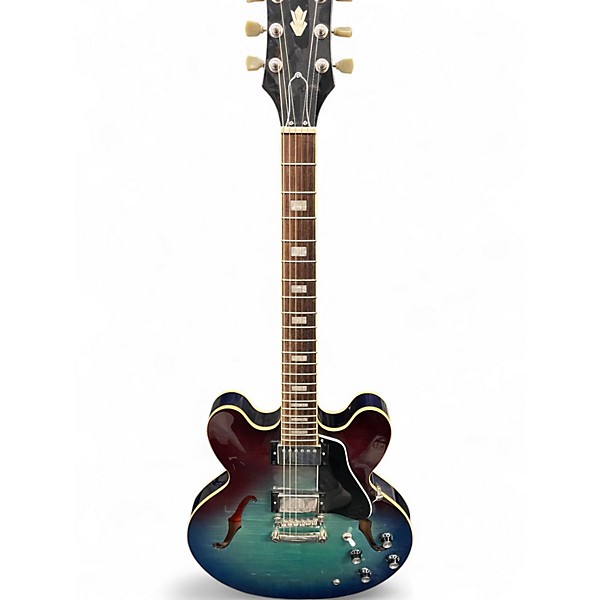 Used Epiphone Sheraton II Blue Burst Hollow Body Electric Guitar