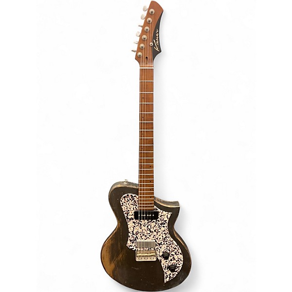 Used Kauer Guitars KORONA WORN BLACK Solid Body Electric Guitar