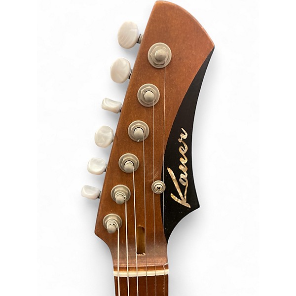 Used Kauer Guitars KORONA WORN BLACK Solid Body Electric Guitar