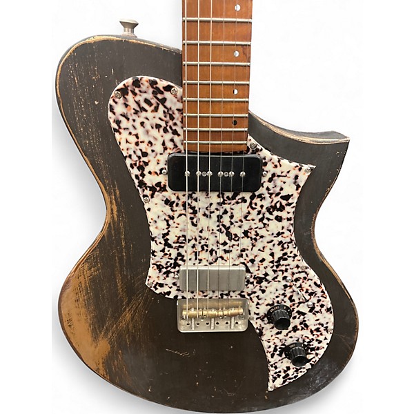 Used Kauer Guitars KORONA WORN BLACK Solid Body Electric Guitar