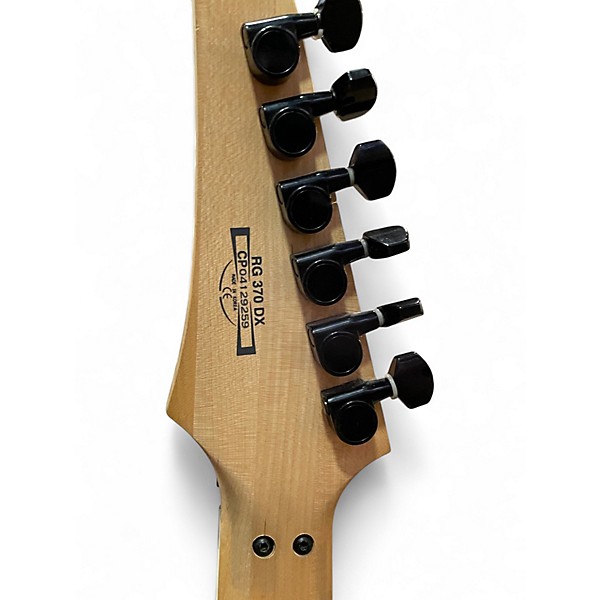 Used 2010s Ibanez RG370DX Black Solid Body Electric Guitar