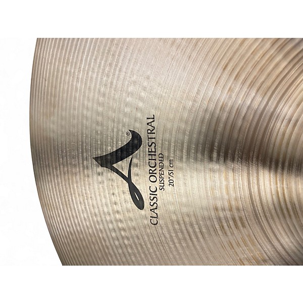 Used Zildjian 20in a classic suspended orchestral crash Cymbal