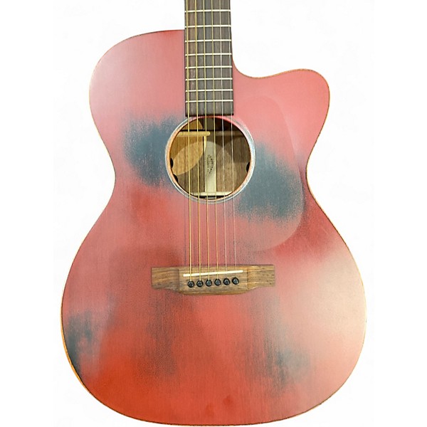 Used Martin ocm15me Faded Red Acoustic Electric Guitar