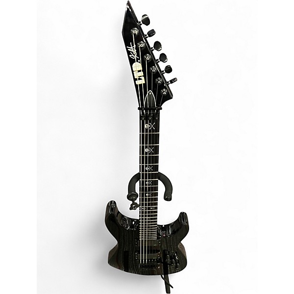 Used ESP KH602 Kirk Hammett Signature Black Solid Body Electric Guitar