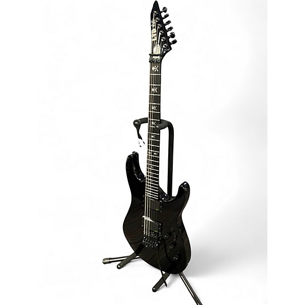 Used ESP KH602 Kirk Hammett Signature Black Solid Body Electric Guitar