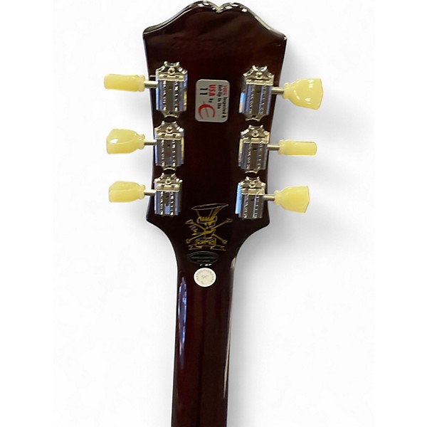 Used Epiphone slash standard GREEN BURST Solid Body Electric Guitar