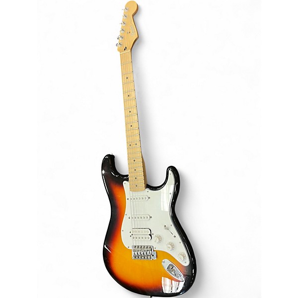 Used Fender Standard Stratocaster HSS Sunburst Solid Body Electric Guitar