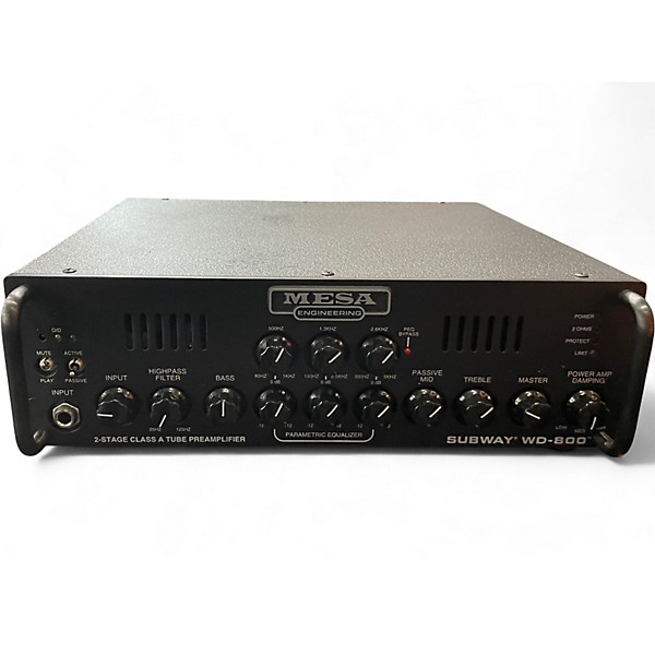Used 2019 MESA/Boogie SUBWAY-WD-800 Tube Bass Amp Head
