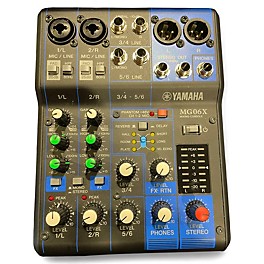 Used Yamaha MG06X Unpowered Mixer