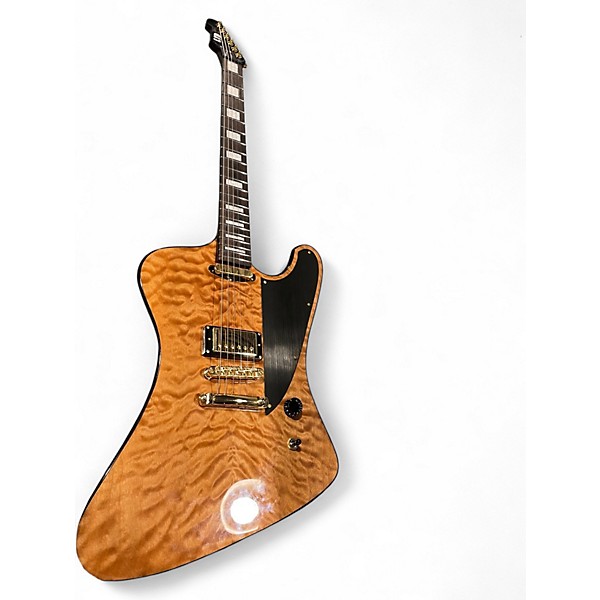 Used ESP ltd cs-II Natural Solid Body Electric Guitar