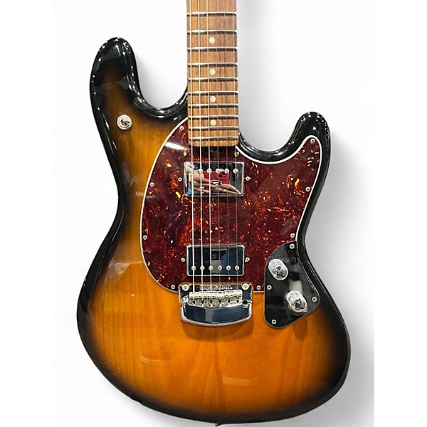 Used Ernie Ball Music Man Stingray 2 Tone Sunburst Solid Body Electric Guitar