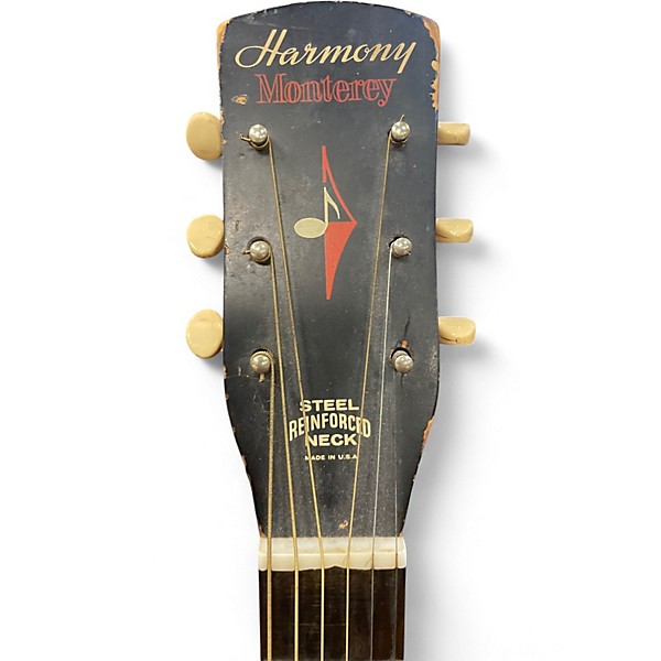 Used Harmony Montery 2 Color Sunburst Acoustic Guitar