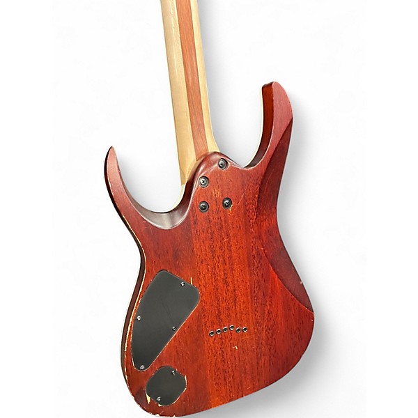 Used Ibanez RGAIX6FM  White Frost Solid Body Electric Guitar