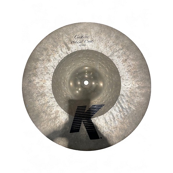 Used Zildjian 17in K Custom Hybrid Crash Cymbal