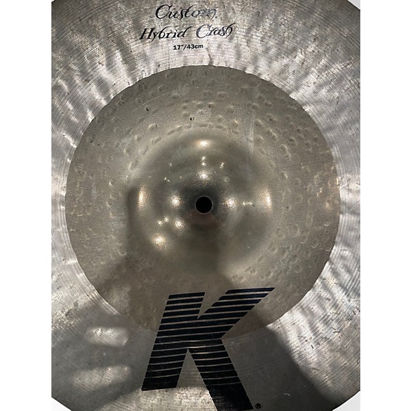 Used Zildjian 17in K Custom Hybrid Crash Cymbal