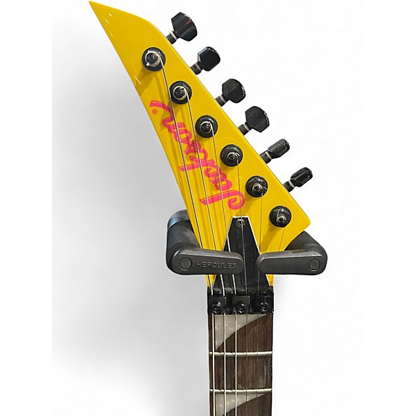 Used Jackson DK2 Dinky Yellow Solid Body Electric Guitar