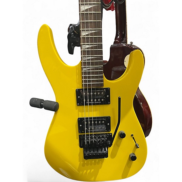 Used Jackson DK2 Dinky Yellow Solid Body Electric Guitar