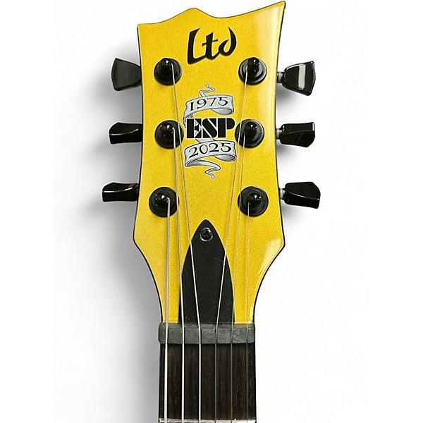 Used ESP LTD EC-2025 Metallic Gold Solid Body Electric Guitar