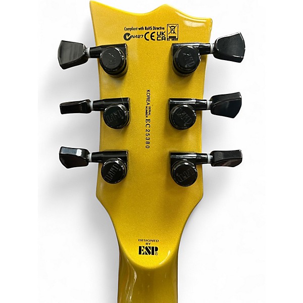 Used ESP LTD EC-2025 Metallic Gold Solid Body Electric Guitar