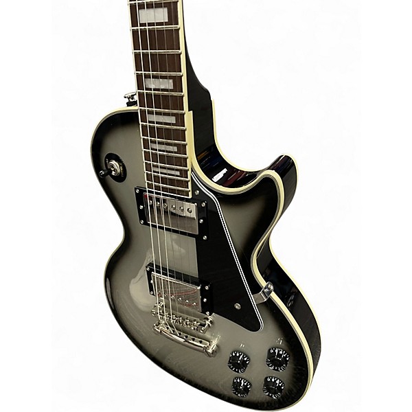 Used Epiphone Les Paul Custom SILVER BURST Solid Body Electric Guitar