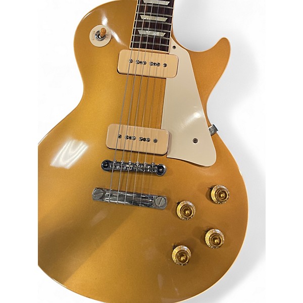 Used Gibson LPR6 1956 Les Paul Reissue Gold Top Solid Body Electric Guitar