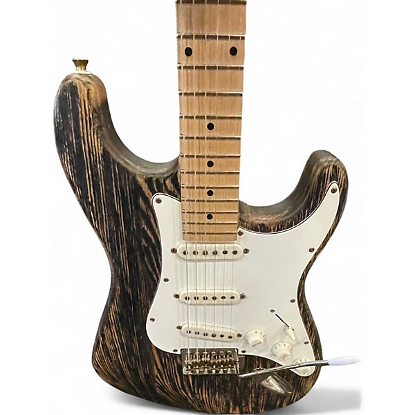 Used Earl Slick SL57 BLACK WOOD GRAIN  Solid Body Electric Guitar