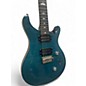 Used PRS SE Custom 24 Trans Blue Solid Body Electric Guitar