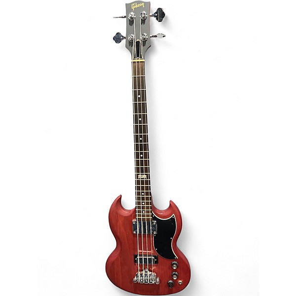 Used 2014 Gibson SG Bass Cherry Electric Bass Guitar