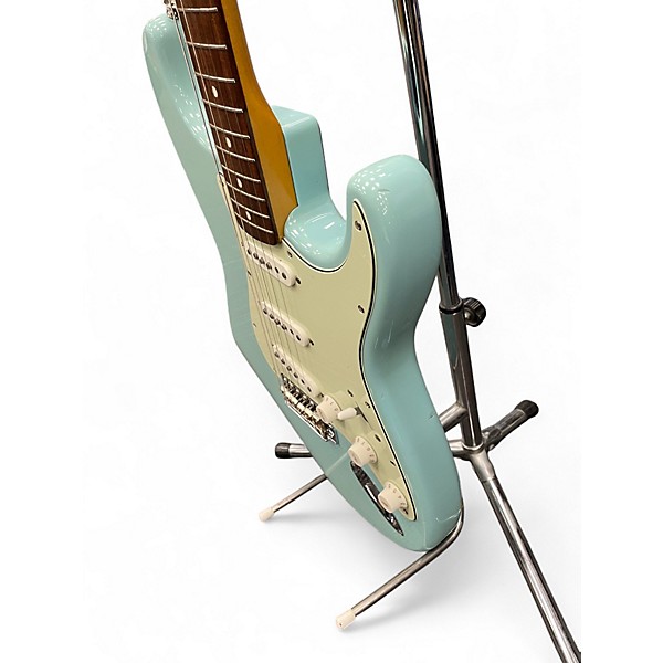 Used Fender MIJ 60s HERITAGE STRAT Daphne Blue Solid Body Electric Guitar