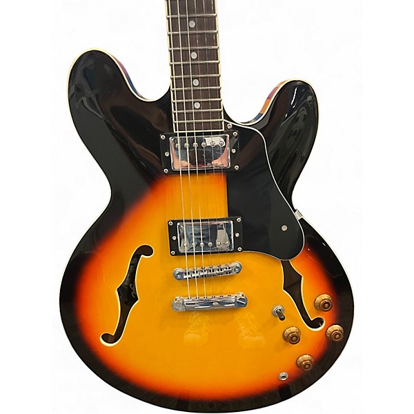 Used Vintage VSA500SB SUNBURST Hollow Body Electric Guitar