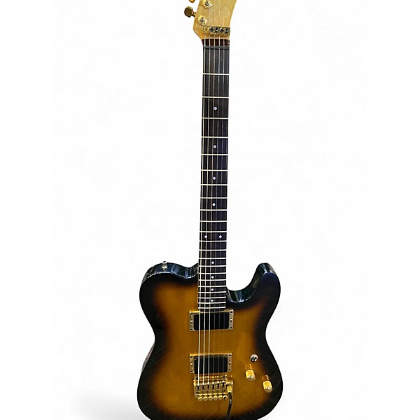 Vintage 1980s Schecter Guitar Research PT 80S Tobacco Burst Solid Body Electric Guitar