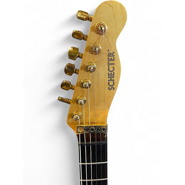 Vintage 1980s Schecter Guitar Research PT 80S Tobacco Burst Solid Body Electric Guitar