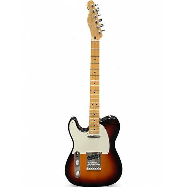 Used Fender Player Telecaster 3 Tone Sunburst Solid Body Electric Guitar