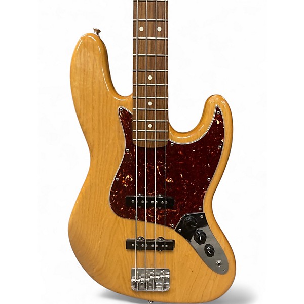 Used Fender Standard Jazz Bass Natural Electric Bass Guitar