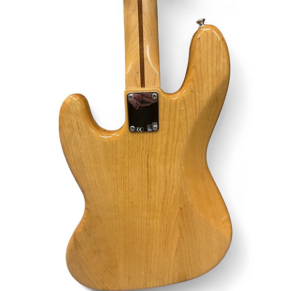 Used Fender Standard Jazz Bass Natural Electric Bass Guitar