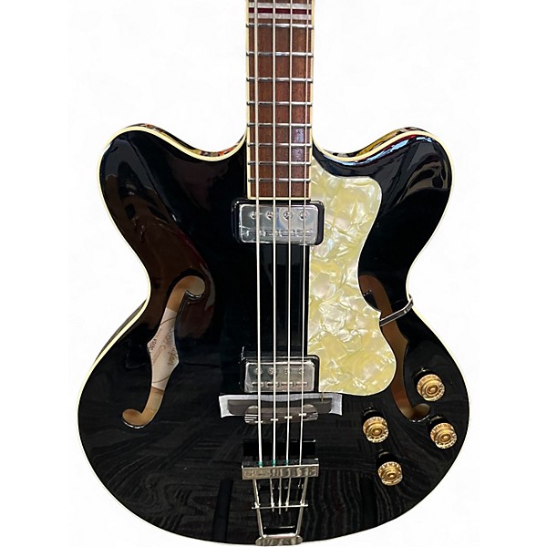 Used Hofner 500 7 Black Electric Bass Guitar