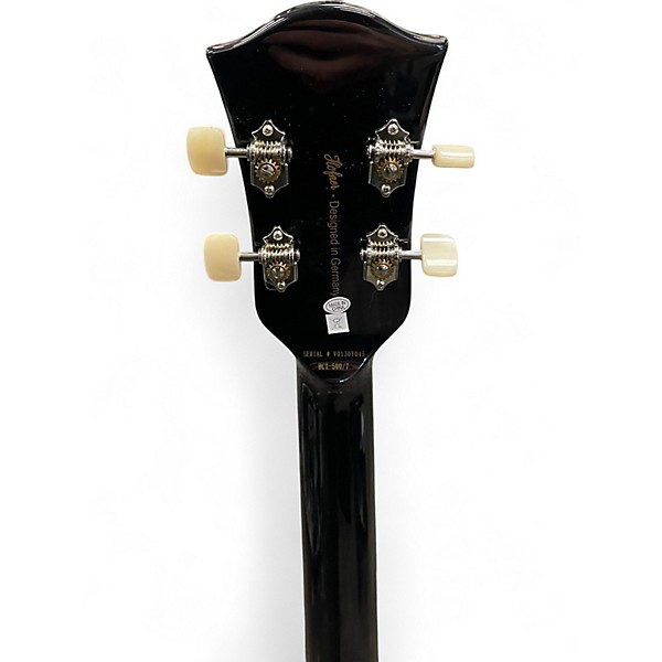 Used Hofner 500 7 Black Electric Bass Guitar