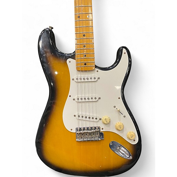 Used Fender ST-57 Stratocaster 2 Tone Sunburst Solid Body Electric Guitar