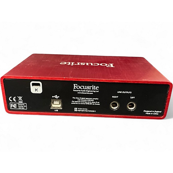 Used 2018 Focusrite 2I2 Audio Interface