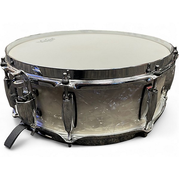 Used Gretsch Drums 14X5 Renown Snare Vintage White Pearl Drum