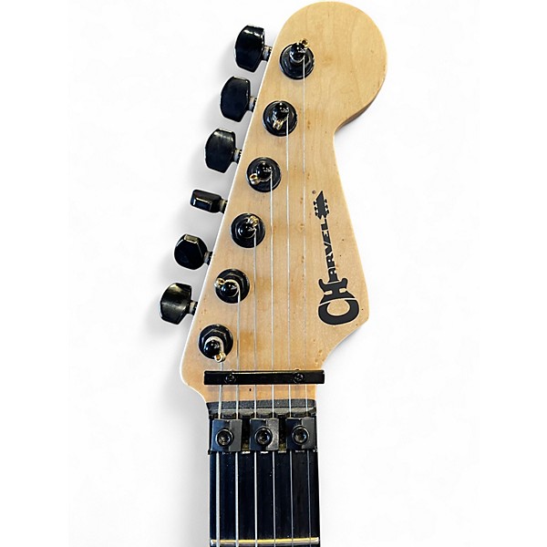 Used Charvel San Dimas Style 1 HH FR Black Solid Body Electric Guitar