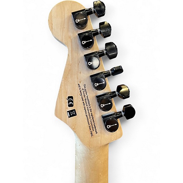 Used Charvel San Dimas Style 1 HH FR Black Solid Body Electric Guitar